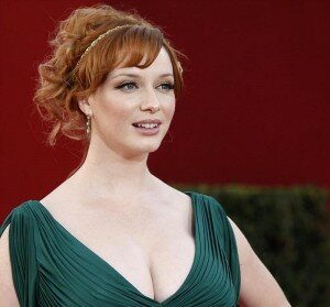 Christina Hendricks cleavage