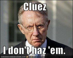 Harry Reid Clueless