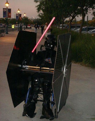 Tie Fighter Wheelchair