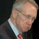 Unhappy Harry Reid